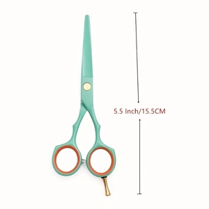 กรรไกรตัดผมมืออาชีพ-กรรไกรตัดผมสแตนเลส, ใบมีดคม, ด้ามจับตามหลักสรีรศาสตร์, เหมาะสำหรับการตัด, จัดแต่งทรงผม - Product Image 5