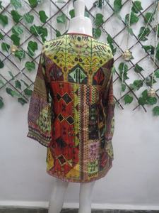 Elegante Túnica Kurti India para Mujer, Prenda Étnica de Moda, Túnica Kurti Larga y Sexy para Uso Diario, Opciones al por Mayor - Product Image 3