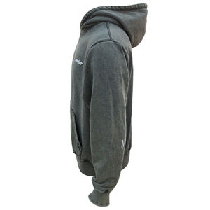 Sudadera con capucha vintage lavada con ácido personalizada 100% algodón jersey en blanco Sudadera con capucha desgastada informal logotipo estampado polar Terry Fabric - Product Image 3