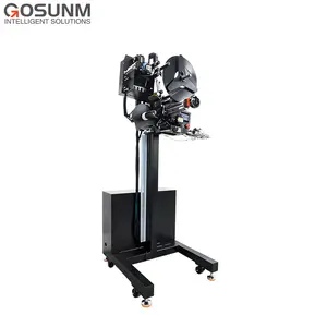 Industrial bottle labeling machine automatic label applicator machine price top side labeling equipment