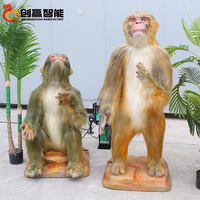 H = 1.3 mètres grandeur nature réaliste simulation animale faite à la main singe animatronique à vendre