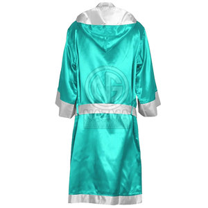 Bata de Boxeo para Hombre Hecha en Pakistán, Colores Personalizados, Ecológica, de Poliéster Transpirable, de Alta Calidad y Cómoda para Entrenamiento - Product Image 2