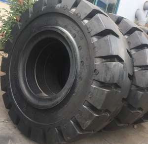 Neumático Todoterreno Antipinchazos para Cargadora de Ruedas 17.5-25 20.5-25 23.5x25 21.00-25 con Rin, Neumático Sólido de Ingeniería OTR Sin Aire - Product Image 5