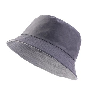 Chapeau seau en coton unisexe, protection solaire pliable d'été, Panama, large bord, couleur unie, style hip hop, protection UV pour la plage décontractée - Product Image 4