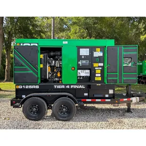 Grupo Electrógeno Industrial Diésel de 100kW con Selector de Voltaje, Remolcable, Comercial - Product Image 3