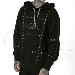 Ventes en gros de sweats à capuche pour femmes élégants et de haute qualité avec logo sur le devant, tissu en spandex et nylon, couleurs et tailles personnalisées - Product Image 3