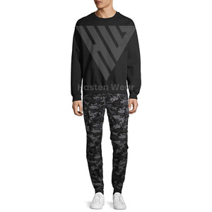 Wholesale Private Custom Logo Men's High Quality Hoodie Sweatshirt 100% Cotton O-<b>Neck</b> Puff Oversized Unisex Slim Fit Blank - Product Image 2