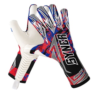 Roll <b>Finger</b> Cut Latex Goalkeeper Soccer Gloves New 2026 Hot Selling Model Outdoor Training Customization Available - Product Image 4