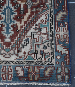 Tapis à nœuds noué à la main en laine de haute qualité Oushak Tapis de style nœud turc pour la prière, le pique-nique, la chambre à coucher et la décoration de la maison Tapis - Product Image 6