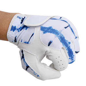 Guantes de golf de mano izquierda personalizados para hombres transpirable cuero genuino equipo deportivo del fabricante de Pakistán - Product Image 1