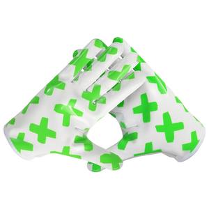 Gants de receveur de football américain personnalisés en gros, légers, antidérapants, respirants, à doigts complets, avec sangle réglable, pour le sport - Product Image 2