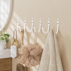 Grand crochet mural en aluminium noir pour salle de bain cuisine chambre à coucher-pour serviette vêtements sacs manteaux clés stockage-comprend des vis supplémentaires - Product Image 1