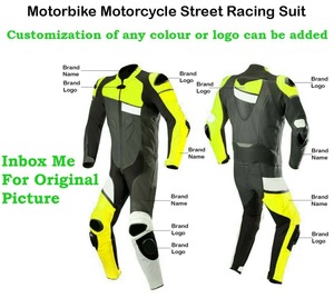 Traje de Carreras de Motociclismo de Cuero Transpirable Personalizado, de Primera Calidad, Resistente al Viento e Impermeable, Ropa de Carreras de Autos y Motos con Estampado - Product Image 6