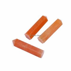 หินกึ่งมีค่างานฝีมือ carneilian 6เหลี่ยมเพชรพลอยอาเกตหินอัญมณีแกะสลักฮวงจุ้ยตกแต่งบ้าน - Product Image 1