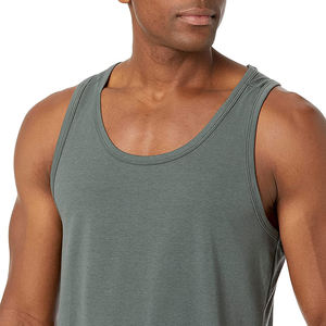Camisetas sin Mangas para Hombre de Ajuste Cómodo, Secado Rápido, Ropa de Verano, Camisetas para Entrenamiento Físico, Camisetas sin Mangas en MOQ Bajo - Product Image 4