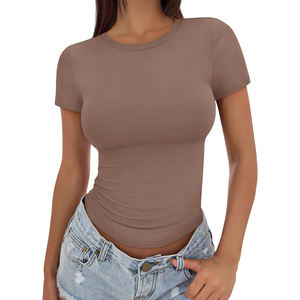 Épaule tombante lourde surdimensionné 240GSM coton t-shirt Streetwear t-shirt blanc Logo personnalisé en vrac en gros unisexe approvisionnement - Product Image 1