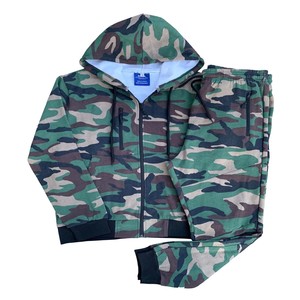 Survêtements pour hommes avec fermeture éclair contrastée à deux tons, style de rue vierge avec sweats à capuche, survêtement ajusté de jogging pour femmes - Product Image 4