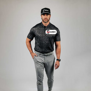 เสื้อโปโลผู้ชายผ้า100% โพลีเอสเตอร์ทรงสลิมฟิตเสื้อเบลดคอปกแบบ4ทางผ้าดูดความชื้นสำหรับเสื้อโปโล - Product Image 1