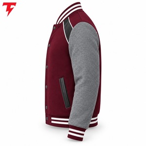 Chaqueta Varsity para Hombre, Diseño Letterman Elegante, Ajuste Cómodo, Material Duradero, Cálida, Informal, a la Moda, Ropa al por Mayor - Product Image 2