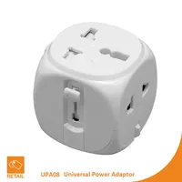 Adaptateur de voyage personnalisé avec 2 prises - Modèle UPA08 Sans WIFI Origine Chine Garantie incluse