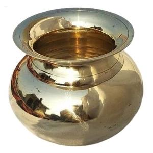 Lota de Latón Puro Vintage de Alta Calidad con Acabado Pulido para Uso en la Cocina, Artículo de Cocina Árabe Antiguo Lutiya - Product Image 2