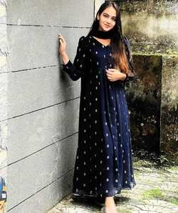 ชุดสตรีจากตุรกี สุภาพสตรีฤดูหนาว โฉคพิเศษ ชุด mumu ที่หรูหรา ผู้หญิงชุดราตรี de noche fiesta - Product Image 2