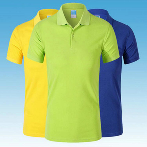T-shirts polo de golf unisexe, top ventes, tissu tricoté à manches courtes, couleur unie, grande taille pour homme, poids de 220 grammes - Product Image 1