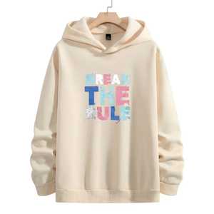 เสื้อฮู้ดยูนิเซ็กส์ขนาดใหญ่มีสไตล์สำหรับผู้ชายและผู้หญิงชุดลำลองเนื้อผ้าคอตตอนเนื้อนุ่มเหมาะอย่างยิ่งสำหรับฤดูหนาว - Product Image 5