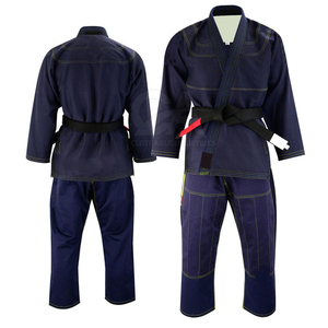 Customized Logo Jiu Jitsu Uniform Top Selling <b>Kimono</b> De Jiu Jitsu Breathable Jiu Jitsu <b>Kimono</b> Heavy Cotton Uniform Set - Product Image 5