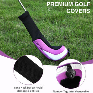 Housse de protection pour tête de club de golf, style classique, tissu durable pour la protection des clubs et un transport facile, conception en matériau durable - Product Image 4