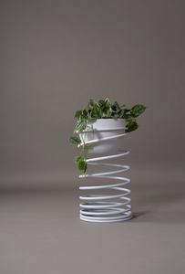 Macetas de Metal Doradas para Plantas, Macetas de Color Mate con Soporte, Florero Exclusivo para Decoración del Hogar y Regalos - Product Image 5