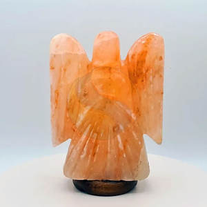 โคมไฟเกลือหิมาลัยบริสุทธิ์100% รูปนางฟ้าสินค้าออกใหม่งานฝีมือตามธรรมชาติ - Product Image 1