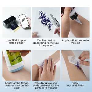 TP31 <b>Tattoo</b> Printer Compatible Phomemo <b>Transfer</b> Paper for <b>Tattoo</b> Imaging & <b>Transfer</b> - Product Image 5