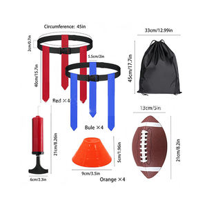 Banderas de Fútbol y Rugby de EE. UU., los Equipos se Distinguen por las Banderas de Cintura, Bandera de Cintura con Hebilla Ajustable, Cinturón de Rugby Ajustable - Product Image 6