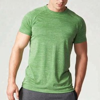 95% coton 5% Spandex personnalisé logo privé vêtements d'entraînement vêtements de sport vêtements de Fitness plaine blanc hommes t-shirts