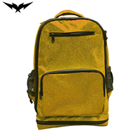 Mochila Unisex de Gran Capacidad Personalizada para Niños, con Brillantina, Diseño Geométrico, Duradera, Impermeable, con Cierre, 20-36L