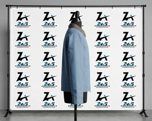 Chaqueta de Trabajo ZhuS International para Hombre, Estilo Slim, Azul Claro, de Lona Acolchada, Cuello Redondo, Cierre de Cremallera, Estilo Patchwork, para Invierno - Product Image 2