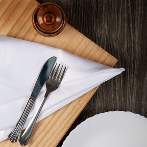 100% ensemble de serviettes en satin de coton à séchage rapide serviette en lin solide blanc tissé pour la maison hôtels restaurants utilisation durable de la cuisine - Product Image 5