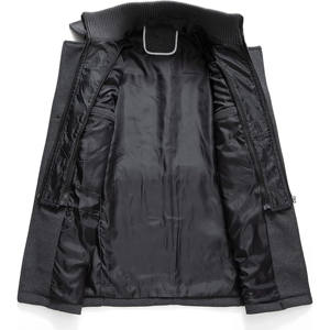 Manteau d'hiver ample et oversize pour femme, veste matelassée à col roulé et capuche, séchage rapide, respirante, tissée, teinte unie, devant uni - Product Image 3