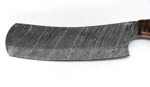 มีดโกนหนวดไฟฟ้าแบบเซอร์เบียนเหล็กดามัสกัสแบบมืออาชีพใบมีดคมเหล็กคาร์บอนปรับแต่งได้ - Product Image 3