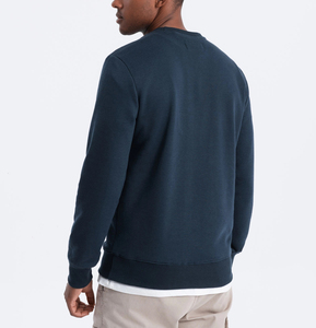 OEM/ODM personalizado hecho 100% algodón 320 GSM sudadera de alta calidad de gran tamaño Boxy Fit Basics cuello redondo sudaderas con capucha y sudadera - Product Image 4