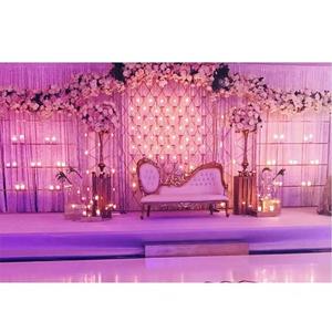 Royal Look <b>Wedding</b> Stage Candle Back Wall Designer <b>Wedding</b> Stage Back Candle <b>Frames</b> Grand <b>Wedding</b> Stage Back <b>Frame</b> - Product Image 1