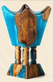 กระถางธูปอราบิกหรูหราจาก faizacraft ไม้และเรซิน mabkhara Burner กล่องสำหรับตกแต่งบ้านสำหรับฤดูใบไม้ร่วง - Product Image 3