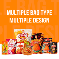 Sachets alimentaires personnalisés OEM imprimés, refermables, à fond plat, pour snacks, aliments secs, épices, noix et marques de distributeur