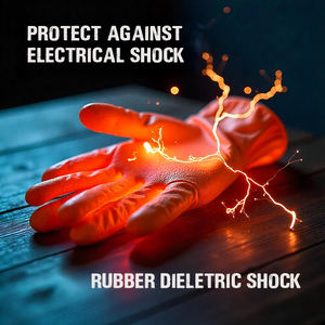 Gants de sécurité pour électriciens Fourniture en vrac de gants en caoutchouc isolés Gants isolés électriques antichocs - Product Image 2