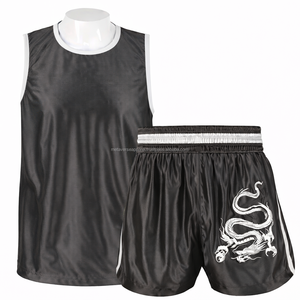 Tenue de Jiu-Jitsu 100% Polyester Respirant 220g Kit d'Entraînement Logo Personnalisé Étiquette Tissée Vêtements d'Arts Martiaux Unisexe - Product Image 6