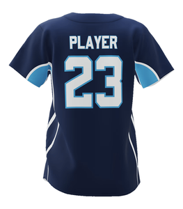 Maillots de baseball d'équipe personnalisés en sublimation PURE, best-seller, solides, en gros, cousus, respirants, col en V, poches, uniforme 100% - Product Image 2