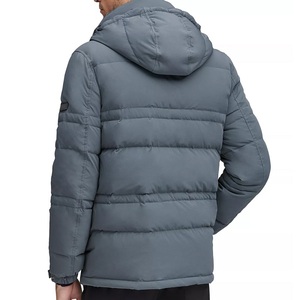 OEM High Quality Plus Size Puffer <b>Jacket</b> <b>Winter</b> Streetwear Hooded Collar Custom Logo Stand Woolen Lightweight <b>Waterproof</b> - Product Image 2