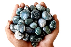Piedras de Ágata Musgosa Ovaladas Ecológicas de Primera Calidad, Grado AAA, 1 kg, para Meditación y Decoración del Hogar, Anshul Impex - Product Image 5
