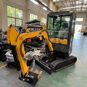 Mini-excavatrice pas chère de 5 tonnes, chenilles, moteur Yanmar, pelle à vendre, excavatrice d'occasion pour la ferme - Product Image 1